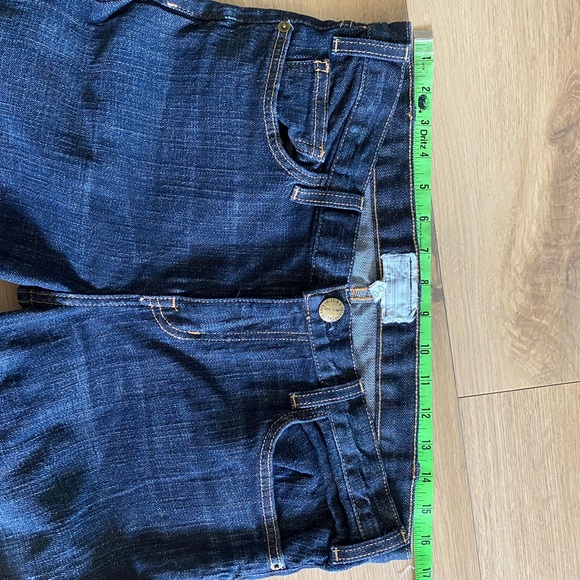 Current/Elliot dark wash flare leg jeans 30 - Picture 4 of 8